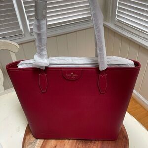 Kate Spade red tote/shoulder bag NWT